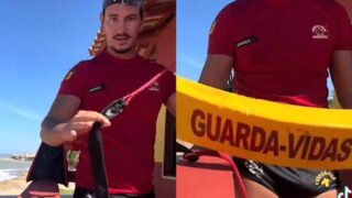 Guarda-Vida faz sucesso no Tiktok com pênis grande na sunga