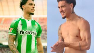 Jogador Antony com a rola marcando na roupa