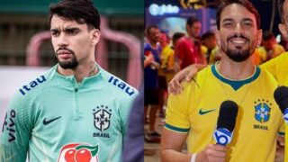 Sósia de Lucas Paqueta PaquetaDiego com o pênis grande marcando